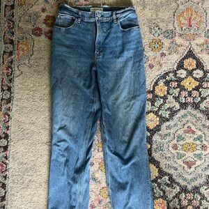 Abercrombie & Fitch 90’s Ultra High Rise Straight Leg Jeans